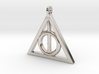 deathly hollows pendant 3d printed 
