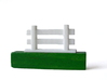 Agricola Fences, set of 77 3d printed WSF fence compare to original game fence.