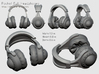 Pocket full headphones - (One version) 3d printed 