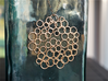 Bubble Pendant 3d printed Raw Bronze