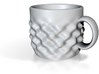 Sine Wave Espresso Cup 3d printed 