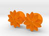 Flower - 10 petals - 5/8" ear plugs 16mm 3d printed 