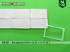 N9063 - Betonplattenform (N 1:160) 3d printed 