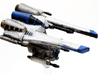 Toth Starfighter: 1/270 scale 3d printed Toth Starfighter in FUD