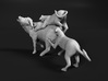 Cape Buffalo 1:9 Attacked by Lions 3d printed 