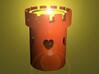 Tower of Love - Tealight Candle Holder  3d printed Rendered image.