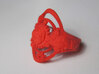 Botanica Mechanicum Ring SIZE 6 3d printed Coral red Strong and Flexible