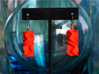 Sinusoidal Rotini Earrings 3d printed Sinusoidal Rotini in Red Strong & Flexible Polished