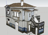 Portuguese Train Station 1:87 Scale 3d printed Back-Side
