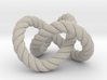 Trefoil knot (Rope with detail) 3d printed 