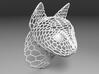 Voronoi Cat head 3d printed 