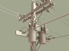 Telephone Power Poles Set Of Eight 3d printed Design after these Power pole