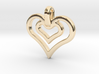heart jewel 3d printed 