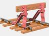  T.W.Ward No. 11b Buffer Stop 3d printed Parts shown in pink are included in the kit