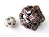 Amonkhet Spindown D20 Life Counter Die 3d printed Size comparison with a regular spindown d20