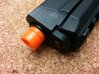 Pistol Muzzle Adapter (Orange Tip to 14mm-) 3d printed 