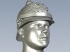 1/64 scale figure heads w pickelhaube helmets x 12 3d printed 