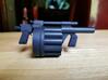 Hawk MM1 Grenade Launcher 1:6 scale 3d printed MM1 model in frosted ultra detail, hand painted.  Size shown is 1:6 scale. 