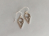 Dainty Geometric Earrings 3d printed 