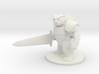 Battle Owl Bear 3d printed 