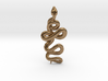 Kundalini Serpent Pendant 6.5cm 3d printed 