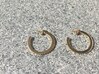 Ingranaggi Hoop Earrings  3d printed 