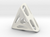 Nest ::: Triangle Pendant ::: v.01 3d printed 