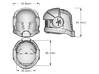 1:6 Scale Sci-Fi Paladin Helmet  3d printed 