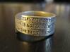 Sonnet Ring 3d printed Ring unpolished 2