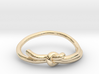KNOT RING 3d printed 
