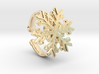 Snowflake Ring 1 d=16.5mm Adjustable h35d165a 3d printed 