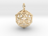 Pendant_ Cuboctahedron-Icosahedron 3d printed 