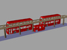 N Gauge Canopy Kit 3d printed Bus station option (Buses not included)