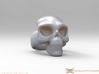 Skull Ring 'Sole'  3d printed 
