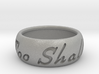 This Too Shall Pass Size ring size 10 1/2 3d printed 