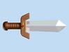 Forest Sword I 3d printed Render