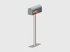 Residential Mailbox - Round Post (8 ea.) 3d printed Part # MB-002