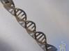 DNA  Pendant in 3D printed stainless steel 3d printed 1