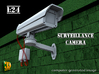 Surveillance Camera (type1 - 1/24) 3d printed surveillance camera Type1 - set of 5