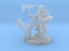 Half Orc Knight with Flying Kitty 3d printed 