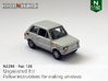 Fiat 126 (N 1:160) 3d printed 