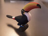 Toucan 3d printed Real photo of the product in fullcolor sandstone