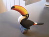 Toucan 3d printed Real photo of the product in fullcolor sandstone