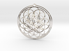 Flower of life 3d printed 