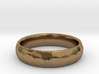 Beaten Ring 03 - Size 9 - 5.25mm wide 3d printed 