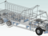 HO: Scania chassis (Work in progress) 3d printed lorry chassis