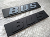 Volkswagen VW T3 T25 Transporter Vanagon Bus Logo  3d printed 3D print compared to the original