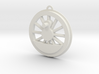 Steam Locomotive Drive Wheel Christmas Ornament 3d printed 