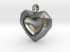 Frozen Heart Pendant 3d printed 