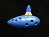 Ocarina 3d printed Painted Frosted Ultra Detail